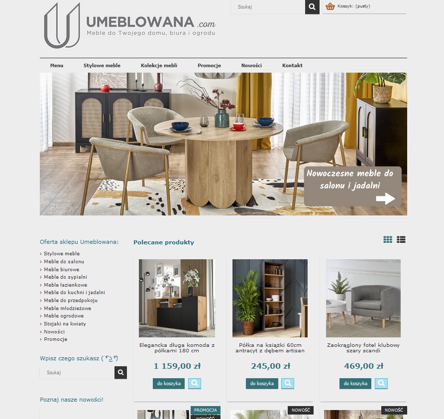 Wybór dobrych mebli do domu – w jakich miejscach je można zamówić